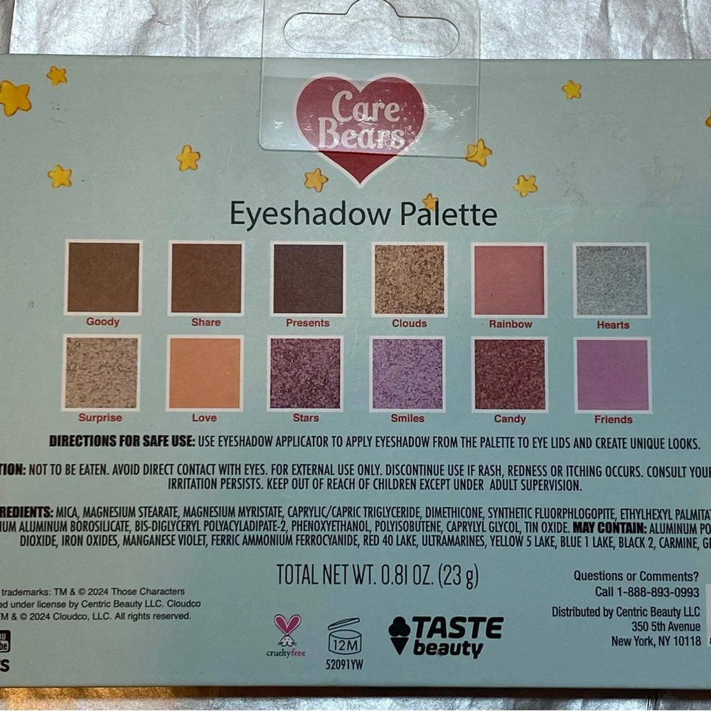Care Bears Eyeshadow Palette - Christmas set